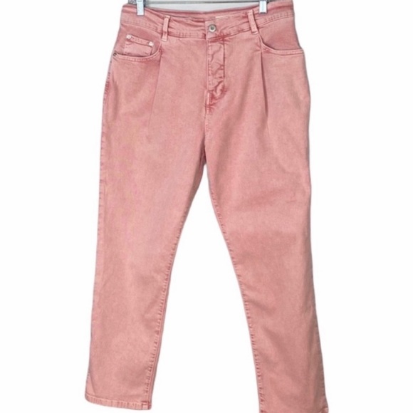 NWT Anthropologie Pilcro And The Letterpress Pink High Waist Jeans size 29 or 30 - Picture 3 of 14